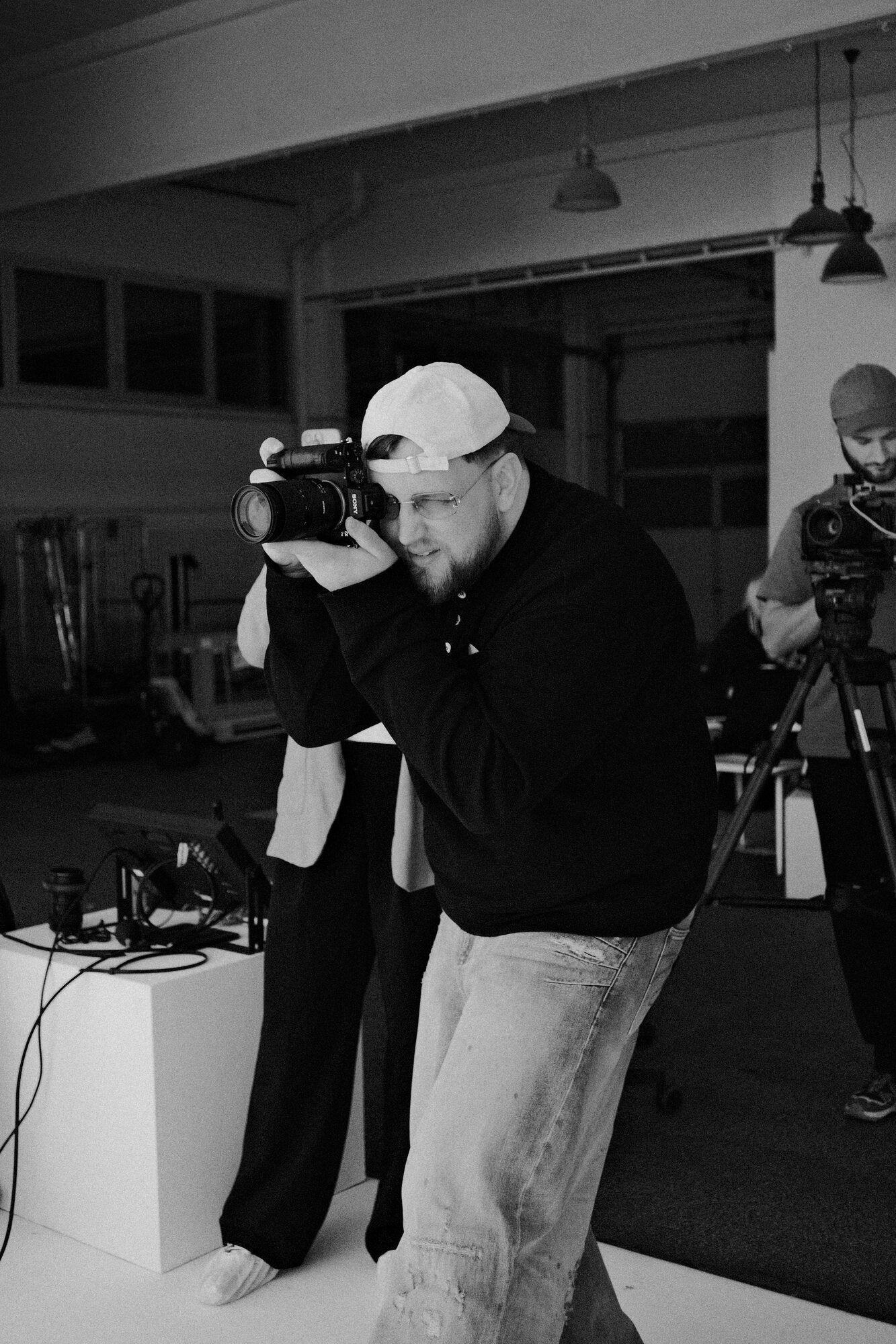 Robin Budniak fotografiert im Studio